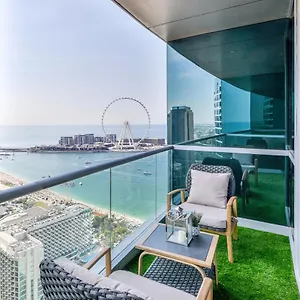 شقة Al Fattan I Sea View I Luxury Jbr I Free 5 Star Access!, دبي